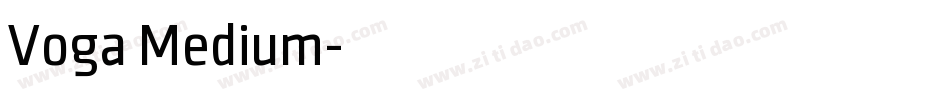 Voga Medium字体转换